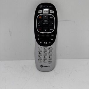 Directv RC73 Genie Remote Control Universal RF IR Black Silver RC73